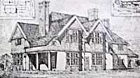 A sketch of the house Hook Hill in around 1893