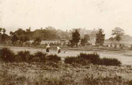 Historic view of Hook Heath road