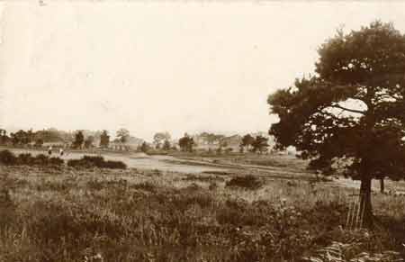 Historic view of Hook Heath road