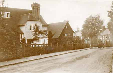 Historic view of Hook Heath road