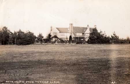 Postcard Hook Heath from Golf Links