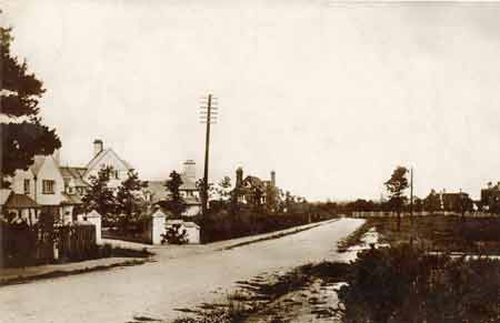Historic view of unknown housse in Hook Heath