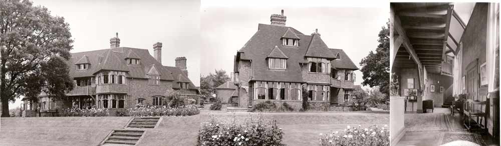 Perran House, Hook Heath Road from the rear