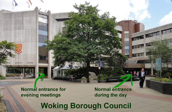 Woking borough council main building